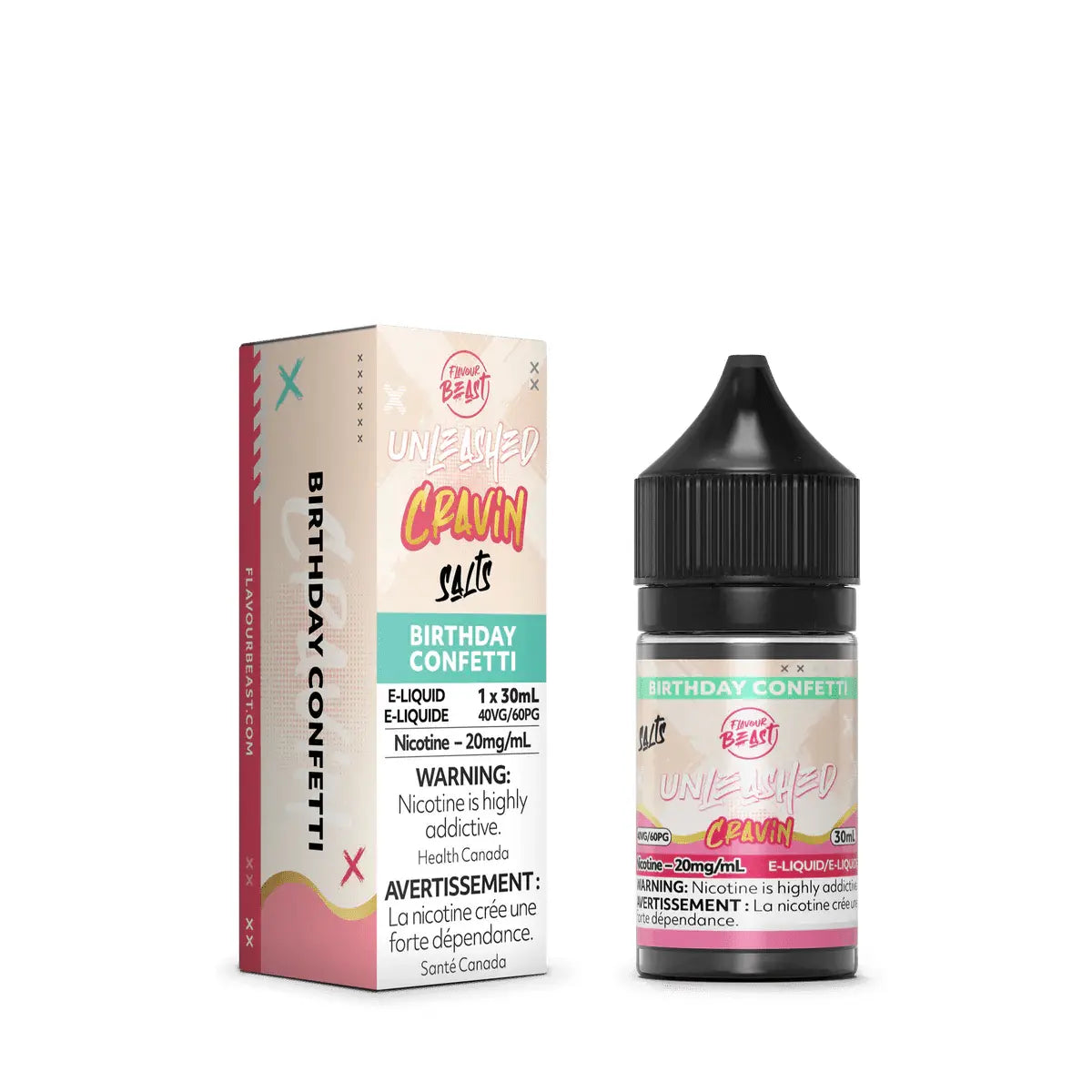 Birthday Confetti by Flavour Beast Unleashed Cravin - Salt Nic Vape Juice - Vapeshop Mania