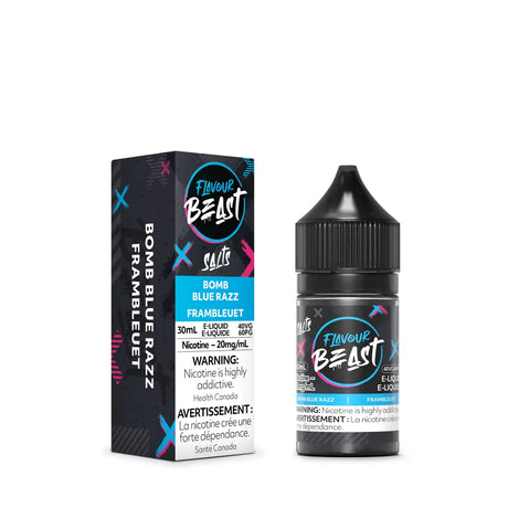 Bomb Blue Razz by Flavour Beast - Salt Nic Vape Juice - Vapeshop Mania