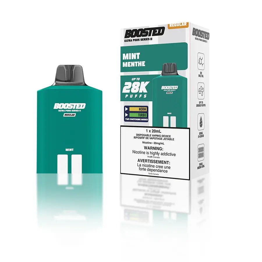 Shop Boosted Ultra Series II 28K Pod 20ml - Mint - at Vapeshop Mania
