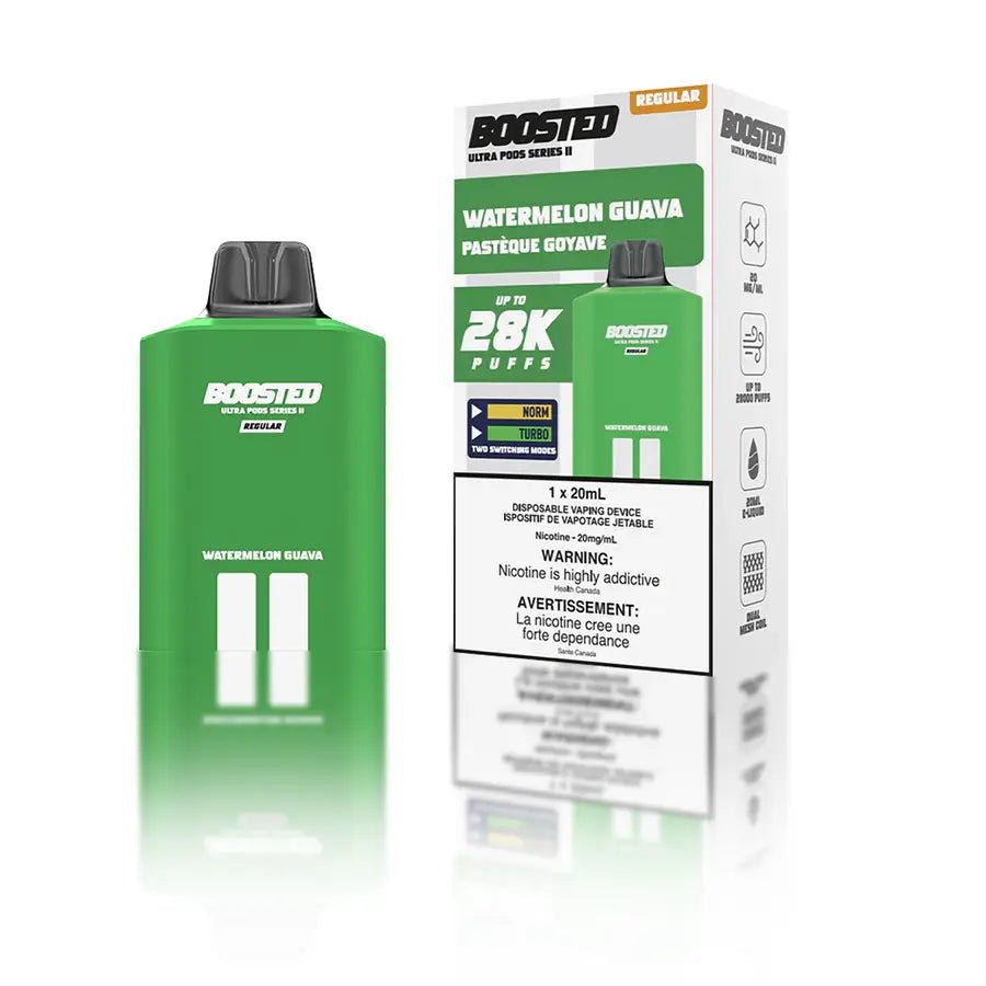 Shop Boosted Ultra Series II 28K Pod 20ml - Watermelon Guava - at Vapeshop Mania