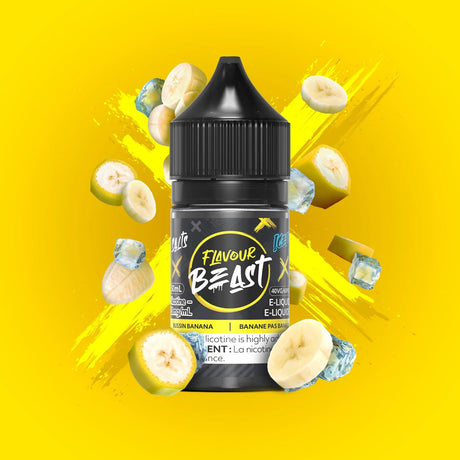 Bussin Banana Iced by Flavour Beast - Salt Nic Vape Juice - Vapeshop Mania