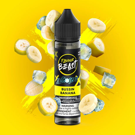 Bussin Banana Iced by Flavour Beast - Salt Nic Vape Juice - Vapeshop Mania
