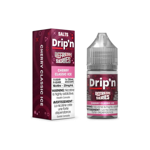 Shop Cherry Classic Ice by Drip'n Envi Refresh - Salt Nic Vape Juice - at Vapeshop Mania