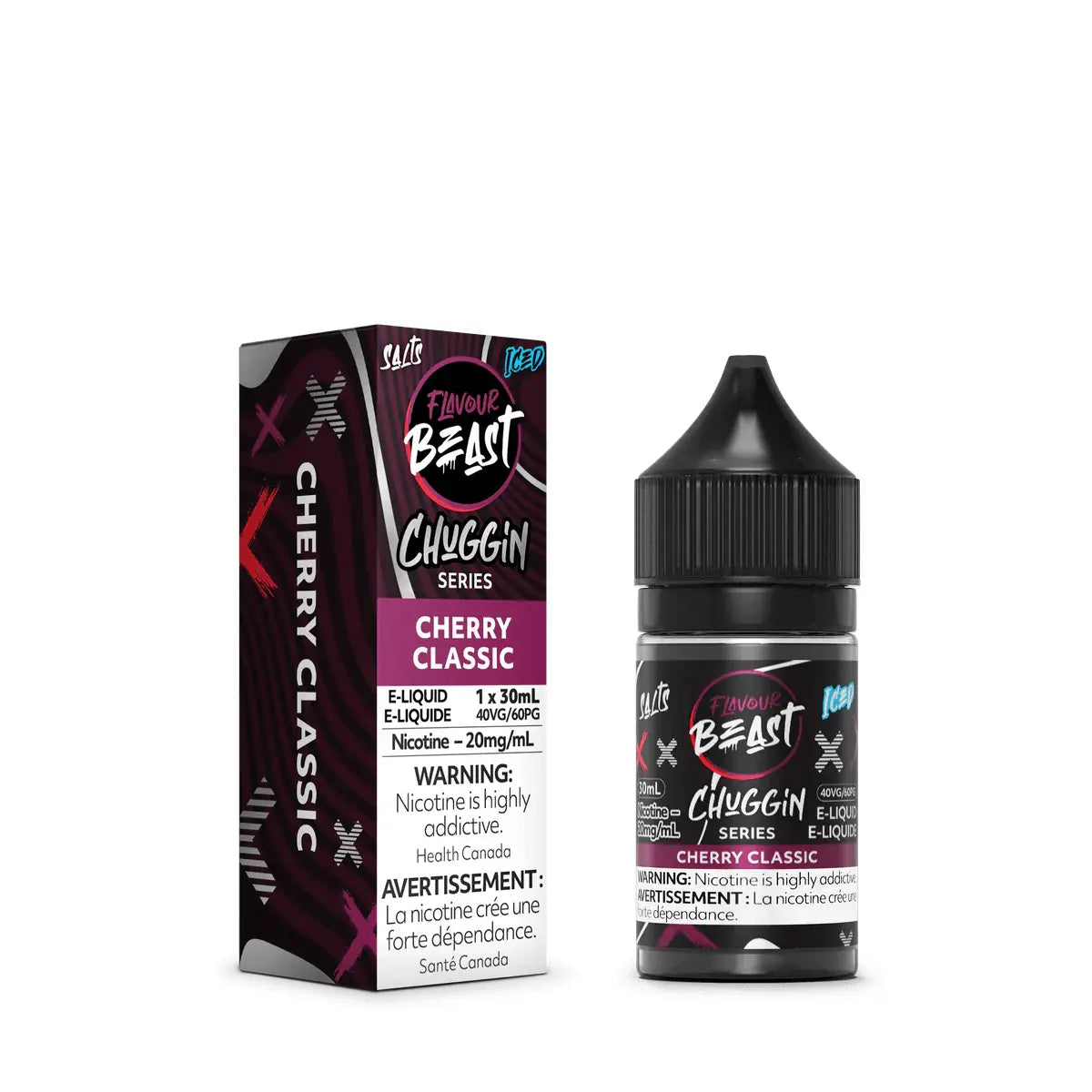 Chuggin Cherry Classic Iced by Flavour Beast - Salt Nic Vape Juice - Vapeshop Mania
