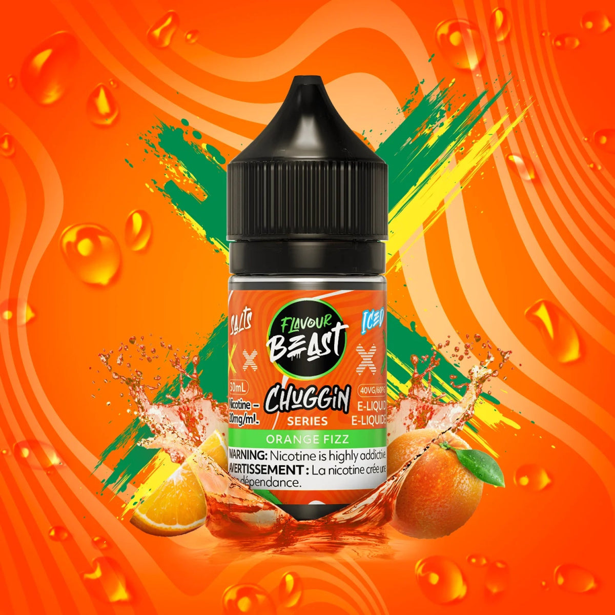 Chuggin Orange Fizz Iced by Flavour Beast - Salt Nic Vape Juice - Vapeshop Mania