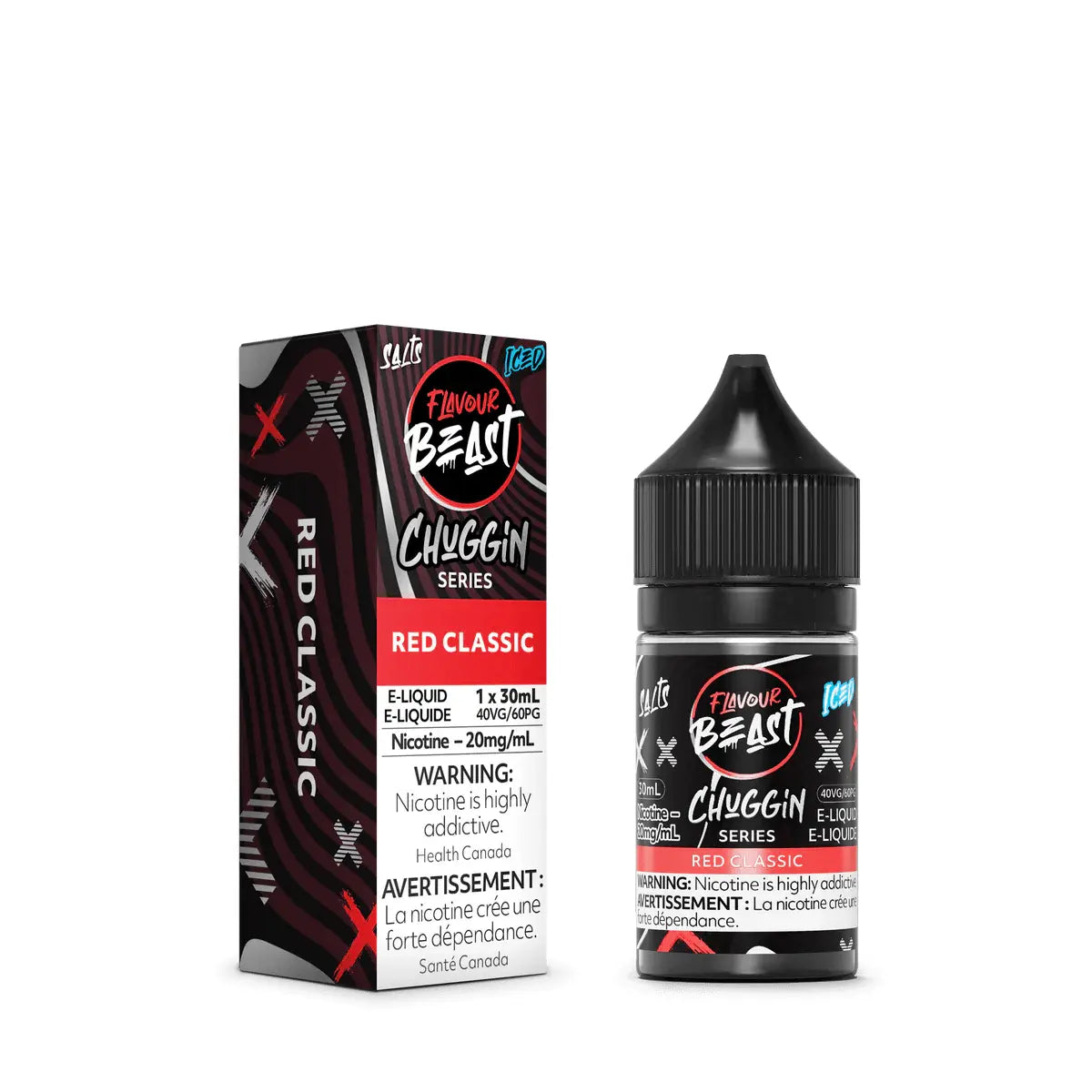Chuggin Red Classic Iced by Flavour Beast - Salt Nic Vape Juice - Vapeshop Mania