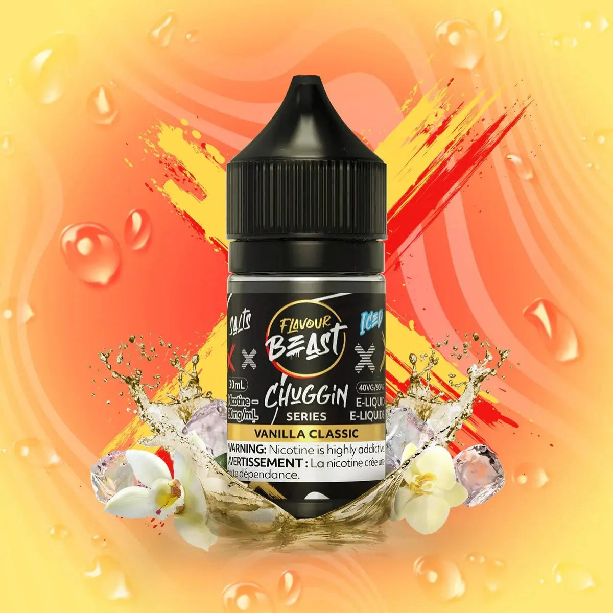 Chuggin Vanilla Classic Iced by Flavour Beast - Salt Nic Vape Juice - Vapeshop Mania