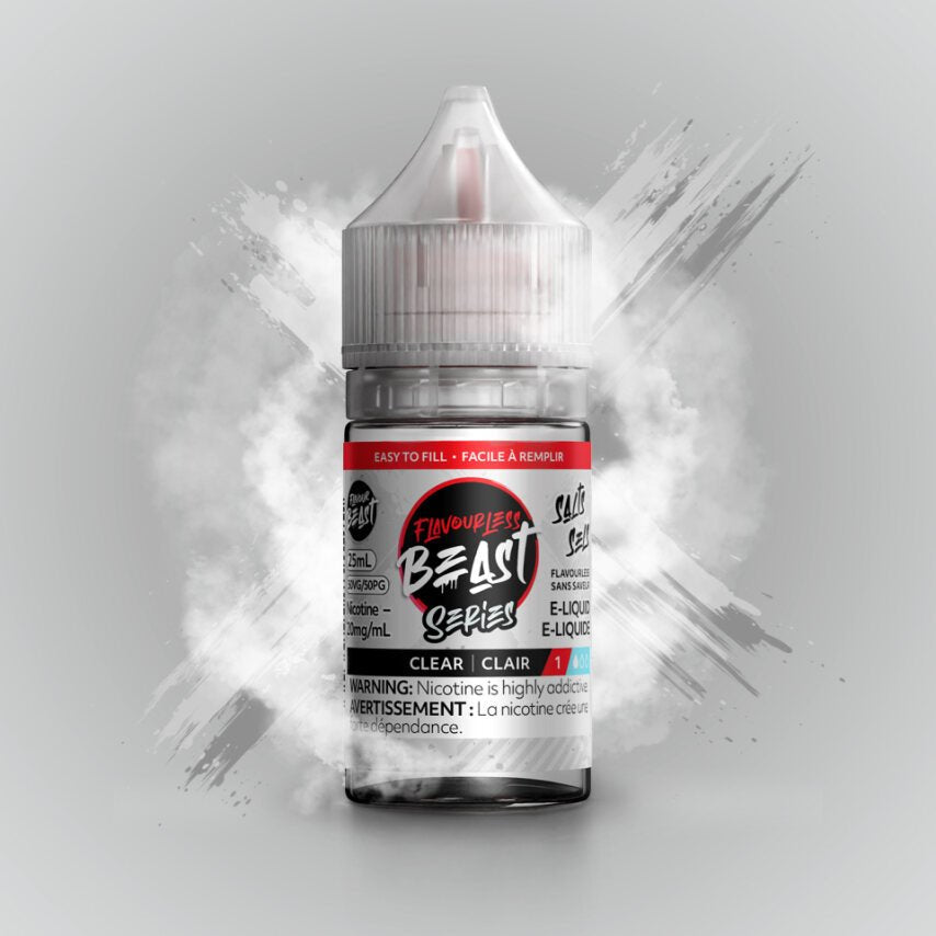 Clear 1 by Flavourless Beast - Salt Nic Vape Juice - Vapeshop Mania
