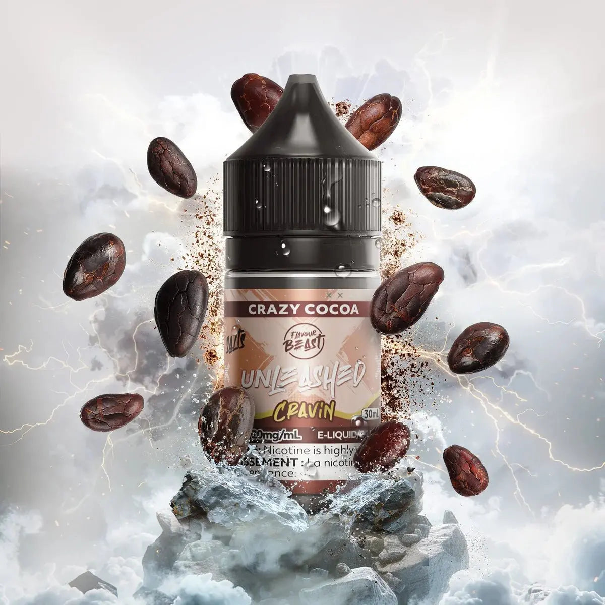 Crazy Cocoa by Flavour Beast Unleashed Cravin - Salt Nic Vape Juice - Vapeshop Mania