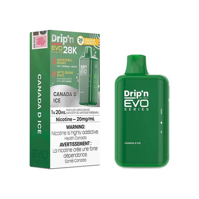 Drip'n by Envi EVO Series 28K Disposable - Canada D - Vapeshop Mania