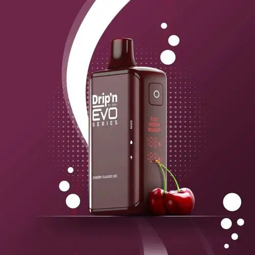 Drip'n by Envi EVO Series 28K Disposable - Cherry Classic - Vapeshop Mania