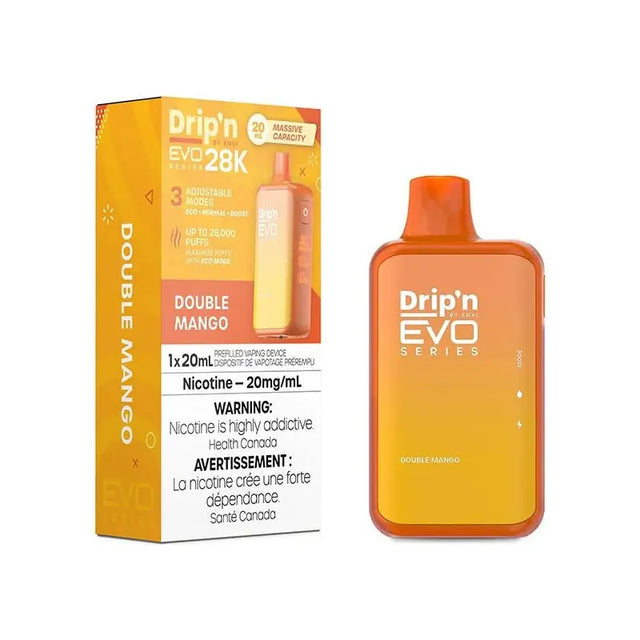 Drip'n by Envi EVO Series 28K Disposable - Double Mango - Vapeshop Mania