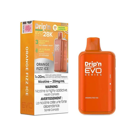 Drip'n by Envi EVO Series 28K Disposable - Orange Fizz - Vapeshop Mania