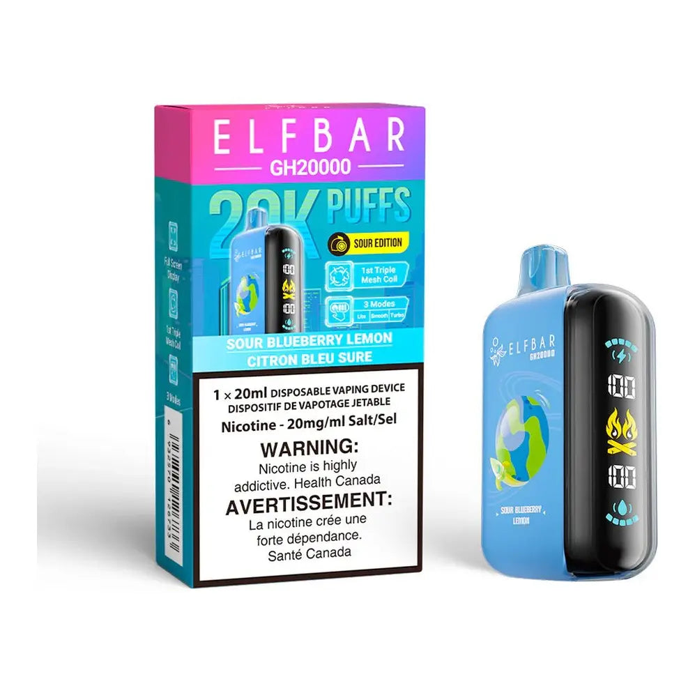 ELF Bar GH20K Disposable - Sour Blueberry Lemon - Vapeshop Mania