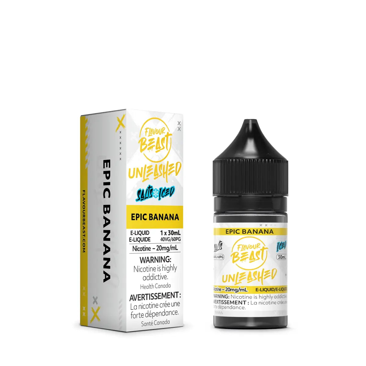 Epic Banana Iced Unleashed by Flavour Beast - Salt Nic Vape Juice - Vapeshop Mania