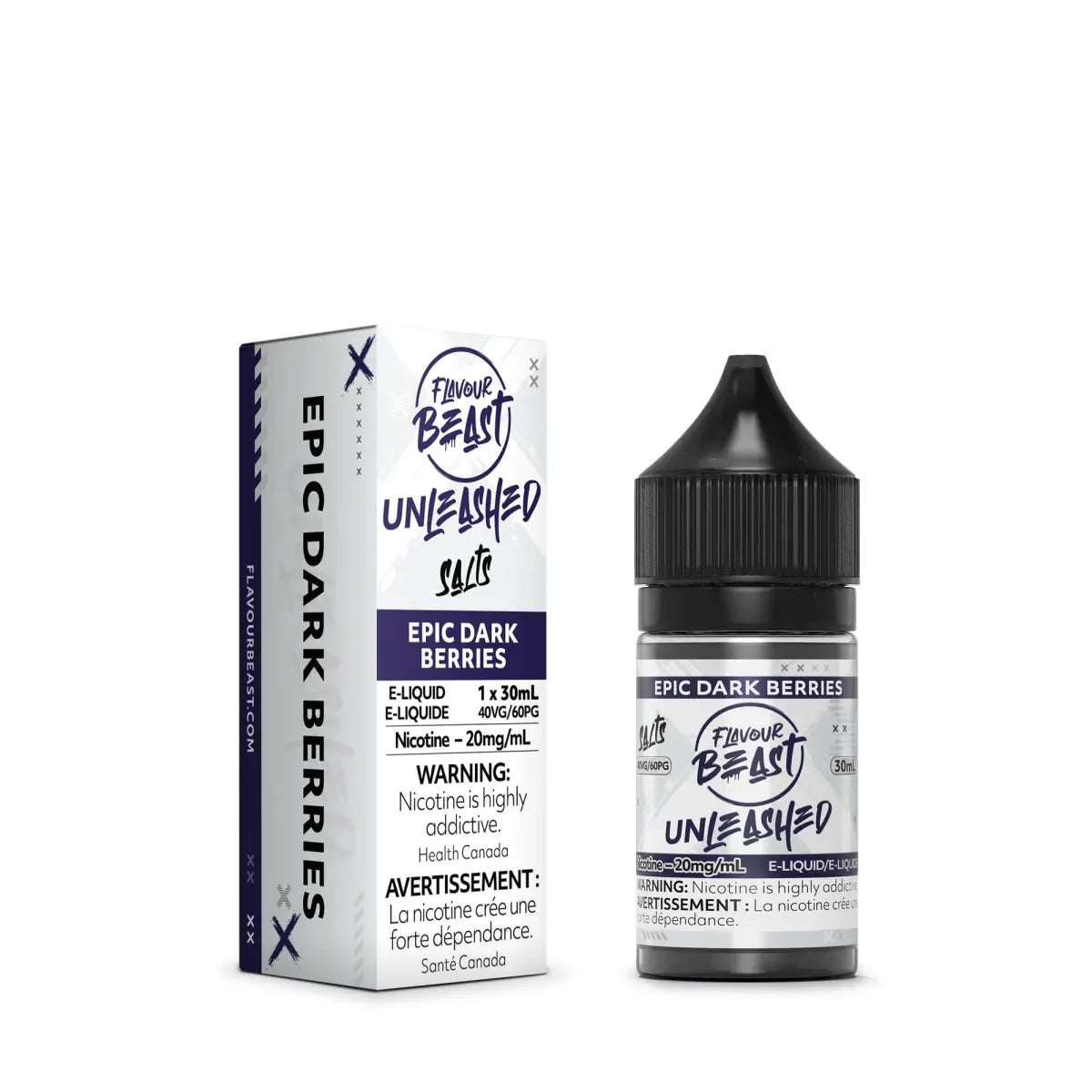 Epic Dark Berries Unleashed by Flavour Beast - Salt Nic Vape Juice - Vapeshop Mania