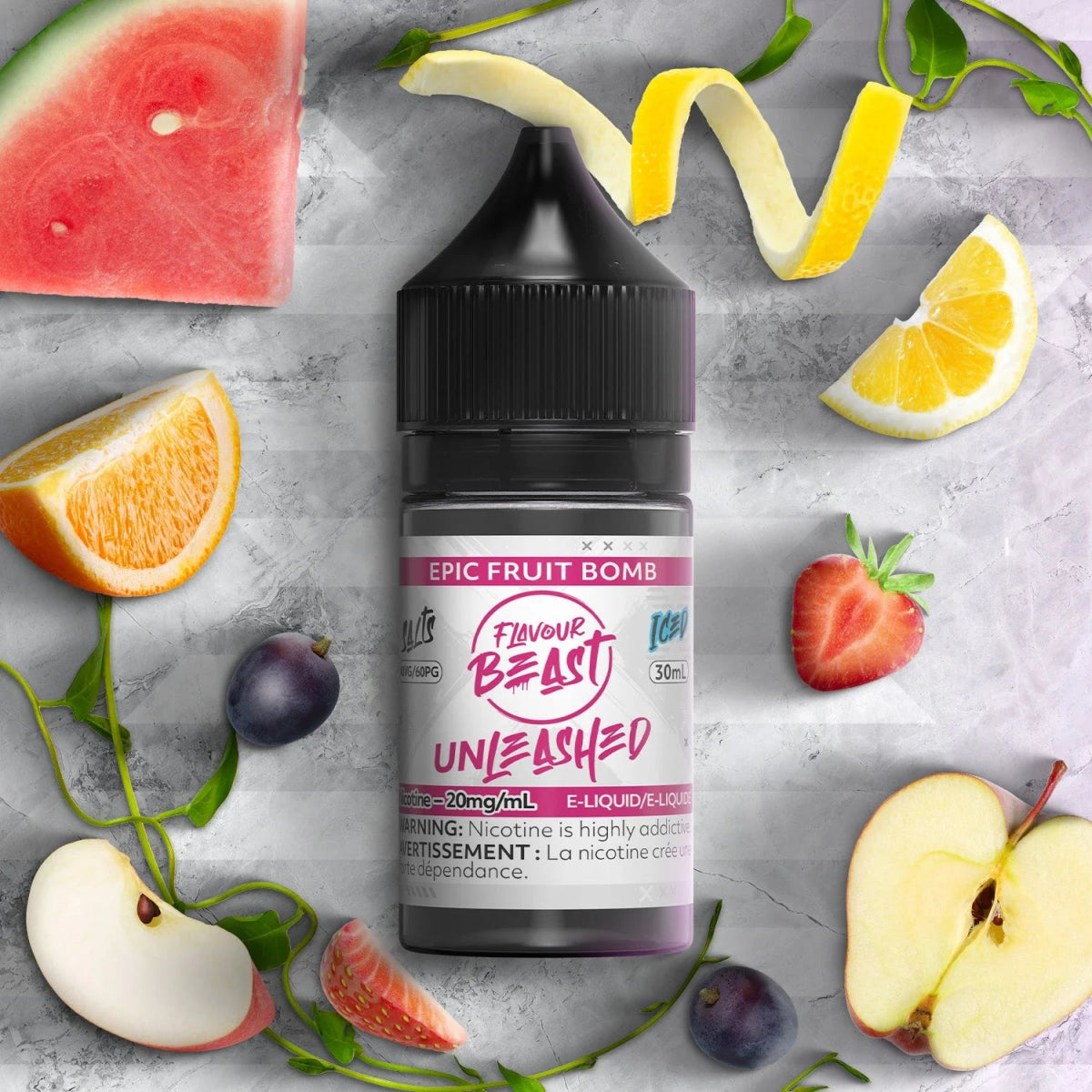 Epic Fruit Bomb Iced Unleashed by Flavour Beast - Salt Nic Vape Juice - Vapeshop Mania