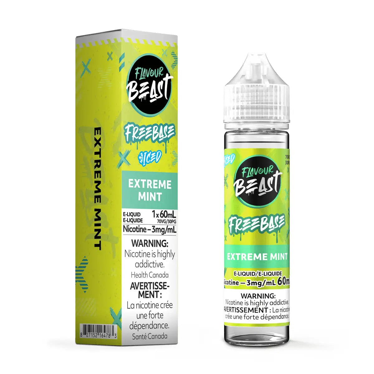 Extreme Mint Iced by Flavour Beast - Freebase Vape Juice - Vapeshop Mania