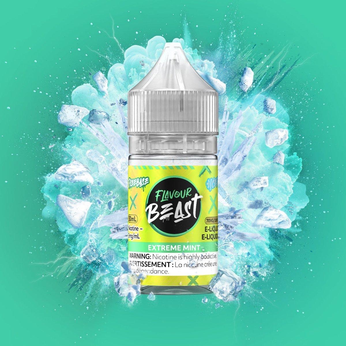 Shop Extreme Mint Iced by Flavour Beast - Freebase Vape Juice - at Vapeshop Mania
