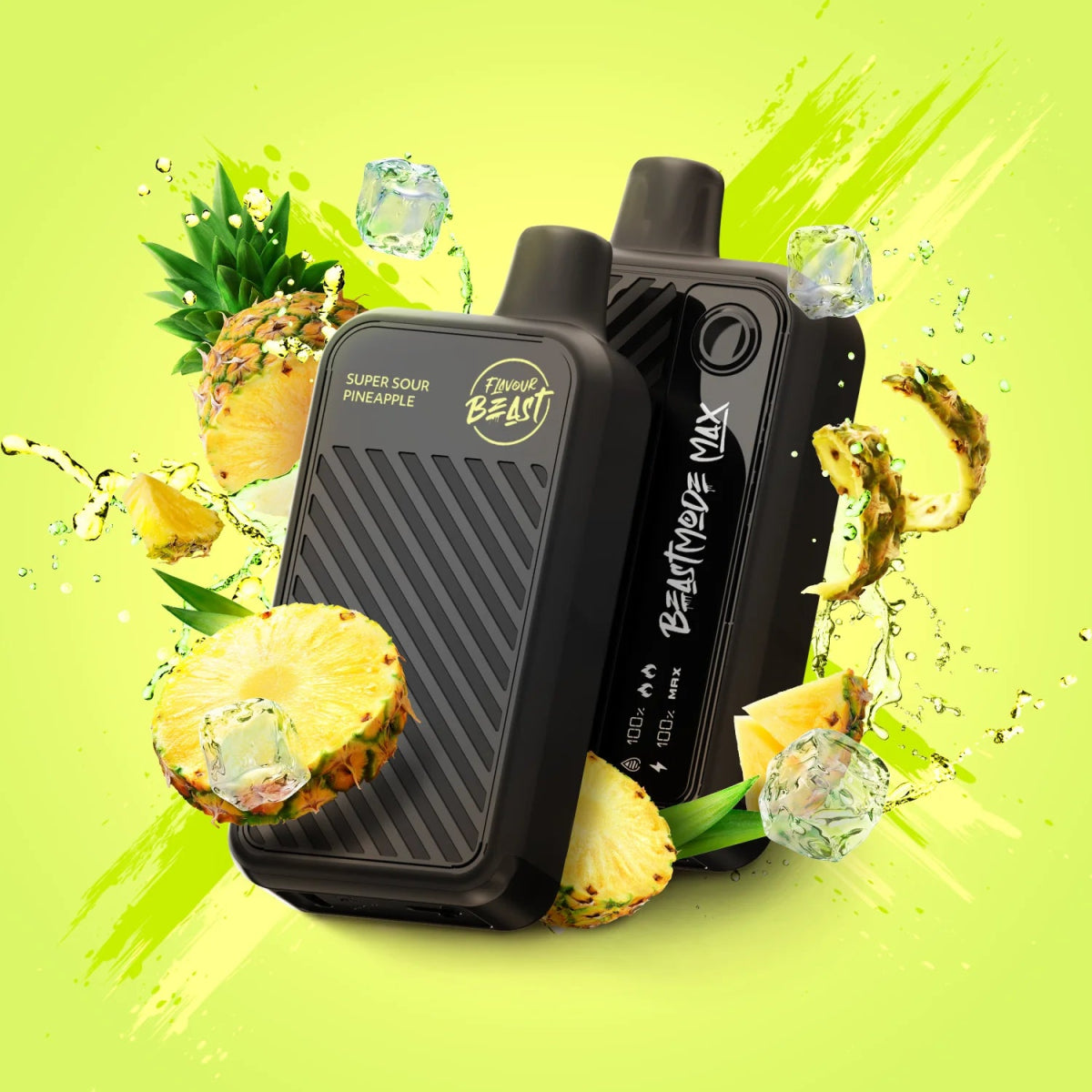 Flavour Beast Beast Mode Max 18K Disposable - Super Sour Pineapple (Iced) - Vapeshop Mania
