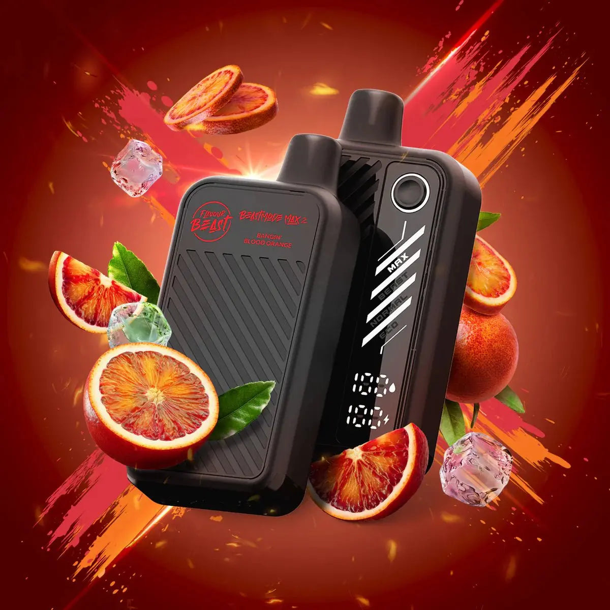 Flavour Beast Beast Mode Max 2 50K Disposable - Bangin' Blood Orange Iced - Vapeshop Mania