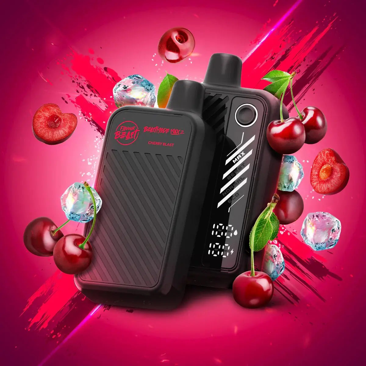 Flavour Beast Beast Mode Max 2 50K Disposable - Cherry Blast Iced - Vapeshop Mania