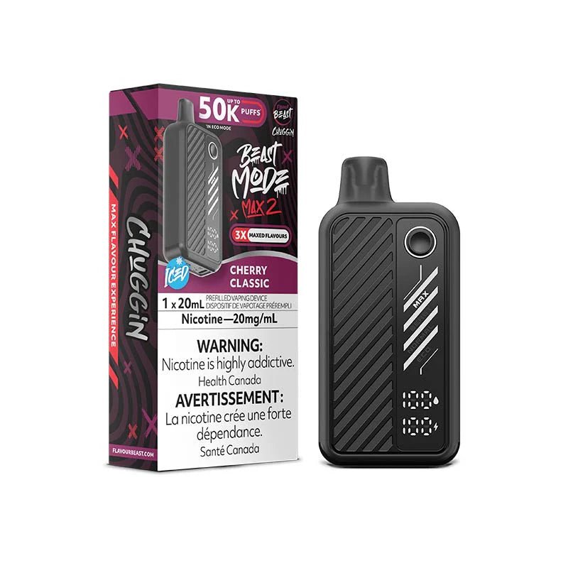 Shop Flavour Beast Beast Mode Max 2 50K Disposable - Cherry Classic - at Vapeshop Mania