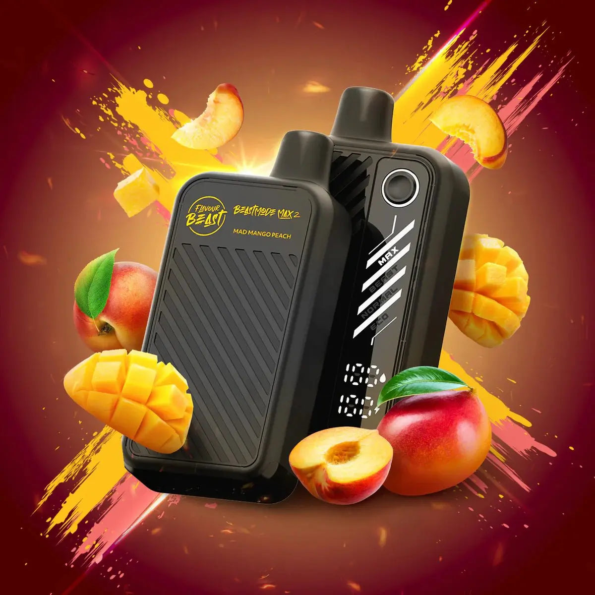 Flavour Beast Beast Mode Max 2 50K Disposable - Mad Mango Peach - Vapeshop Mania