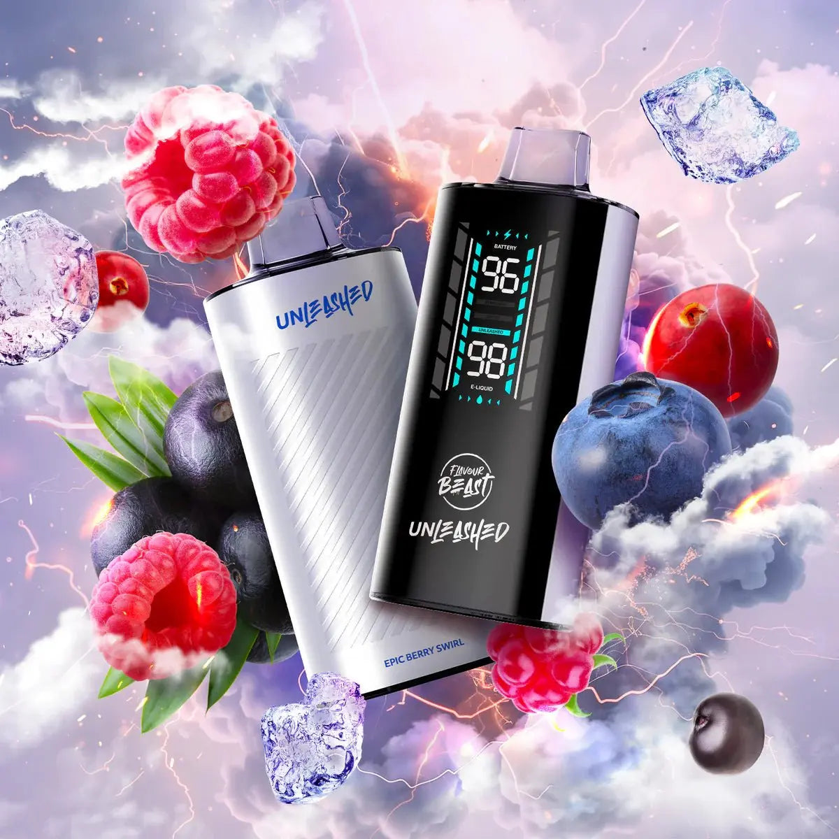 Flavour Beast Unleashed DCP 20K Disposable - Epic Berry Swirl (Iced) - Vapeshop Mania