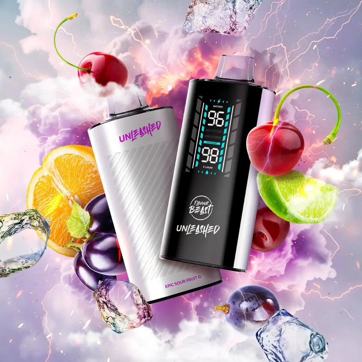 Flavour Beast Unleashed DCP 20K Disposable - Epic Sour Fruit G (Iced) - Vapeshop Mania