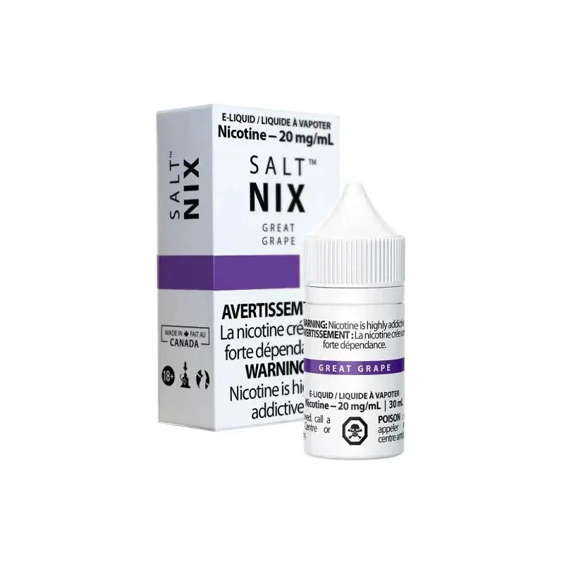 Great Grape by Salt Nix - Salt Nic Vape Juice - Vapeshop Mania