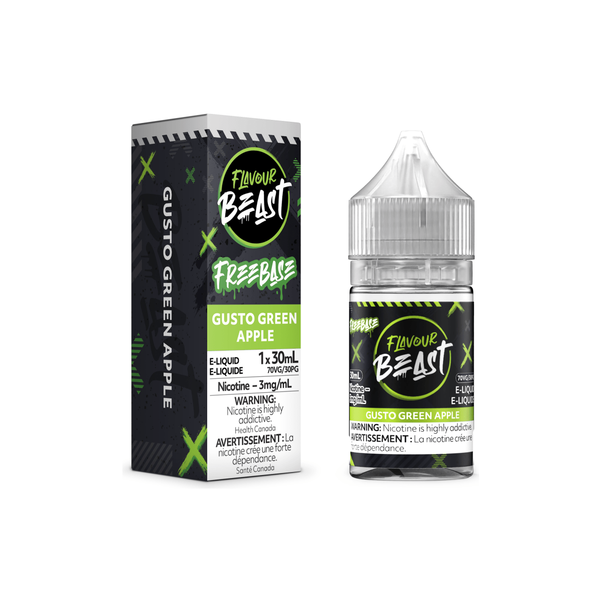 Shop Gusto Green Apple by Flavour Beast - Freebase Vape Juice - at Vapeshop Mania