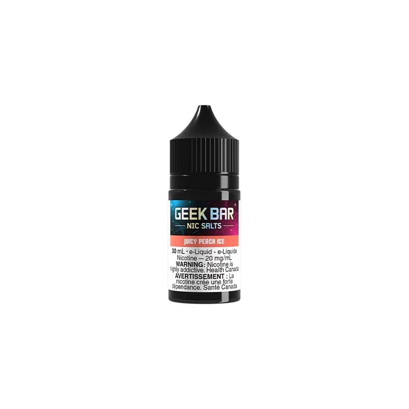 Shop Juicy Peach Ice By Geek Bar Nic Salts - at Vapeshop Mania