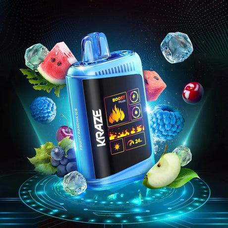 Kraze HD Mega 20K Disposable - Fruity Rancha Ice - Vapeshop Mania