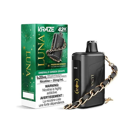 Kraze Luna 42K Disposable - Emerald Green Grape - Vapeshop Mania