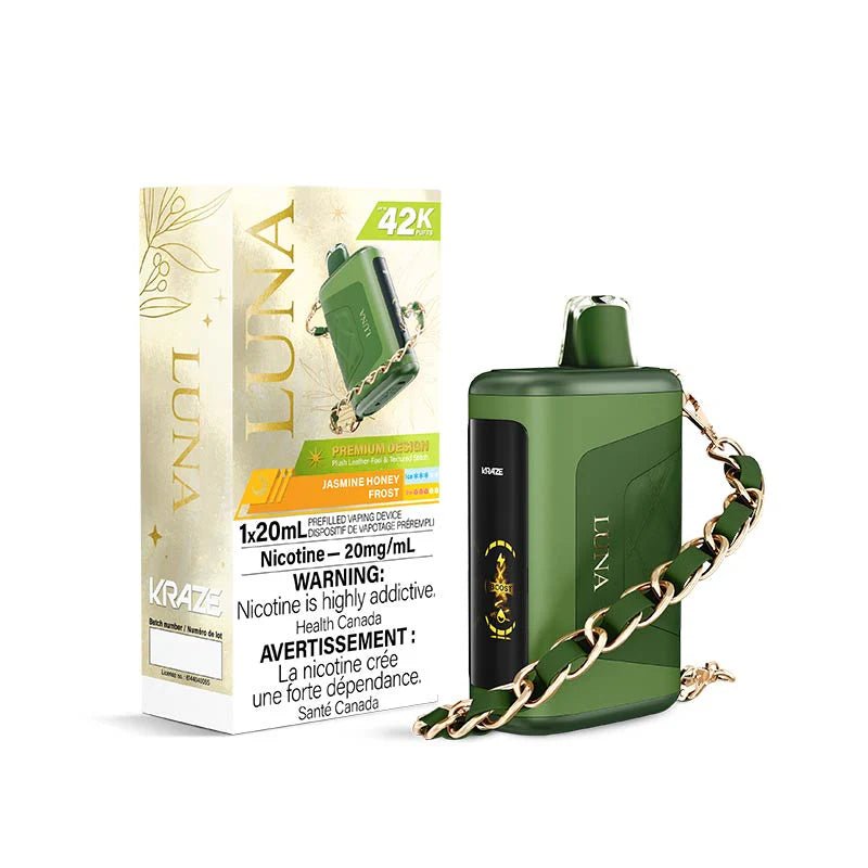 Shop Kraze Luna 42K Disposable - Jasmine Honey Frost - at Vapeshop Mania