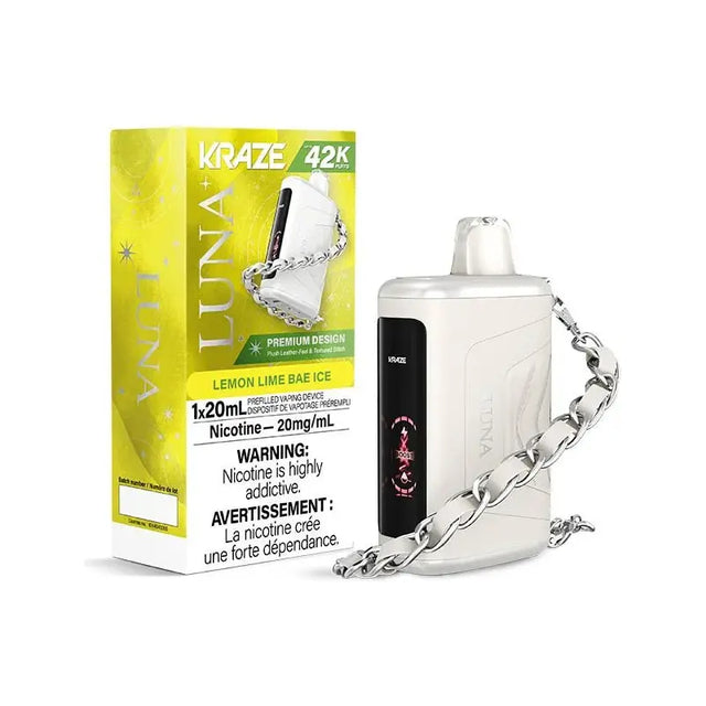 Kraze Luna 42K Disposable - Lemon Lime Bae Ice - Vapeshop Mania