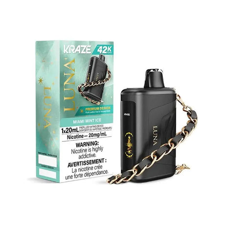 Shop Kraze Luna 42K Disposable - Miami Mint Ice - at Vapeshop Mania