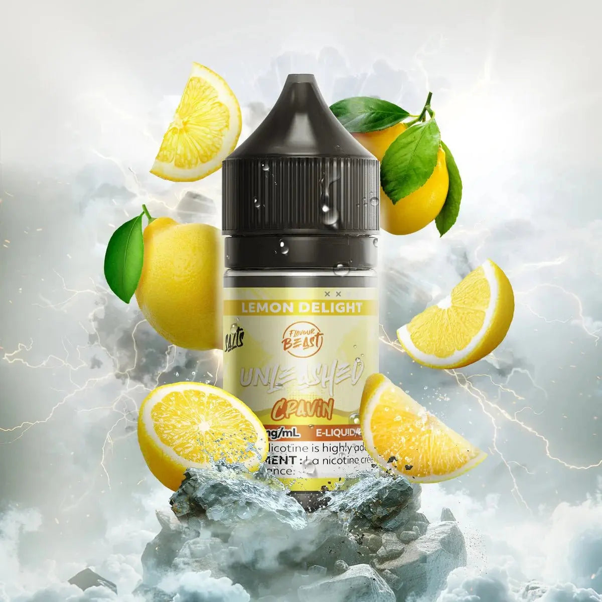Lemon Delight by Flavour Beast Unleashed Cravin - Salt Nic Vape Juice - Vapeshop Mania