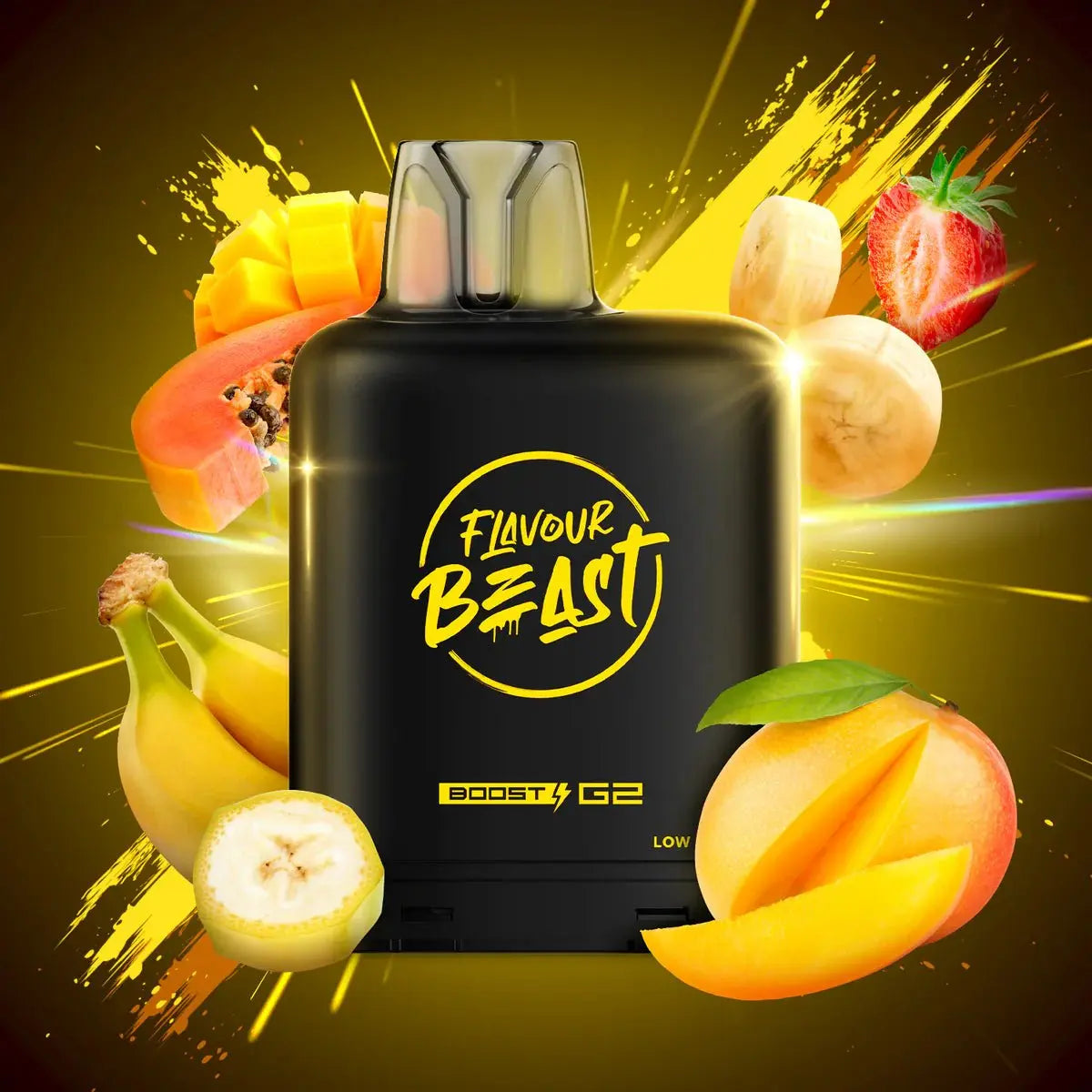 Level X Flavour Beast Boost 25K Pod 20ml - Blastin' Banana Mango - Vapeshop Mania