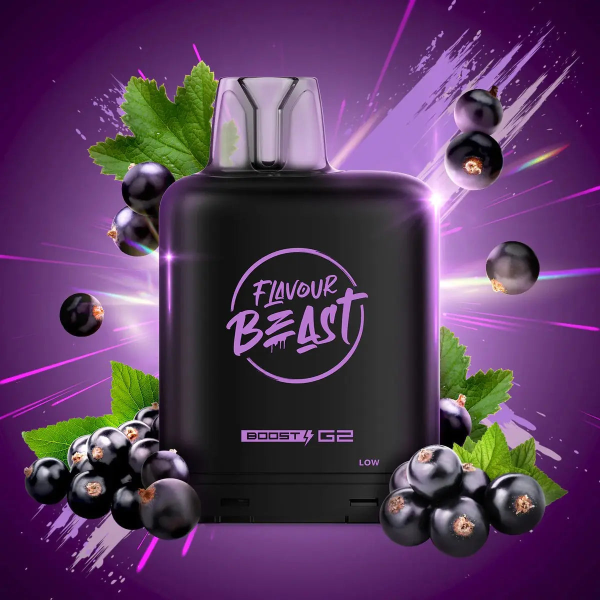 Level X Flavour Beast Boost 25K Pod 20ml - Bumpin' Blackcurrant - Vapeshop Mania