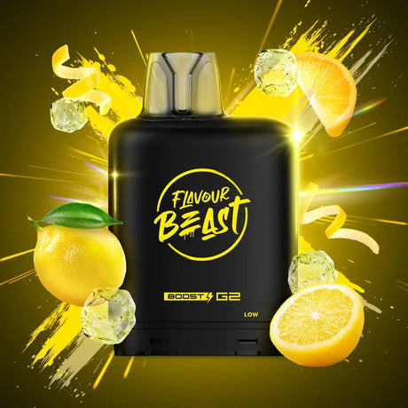 Level X Flavour Beast Boost 25K Pod 20ml - Lemon Squeeze (Iced) - Vapeshop Mania