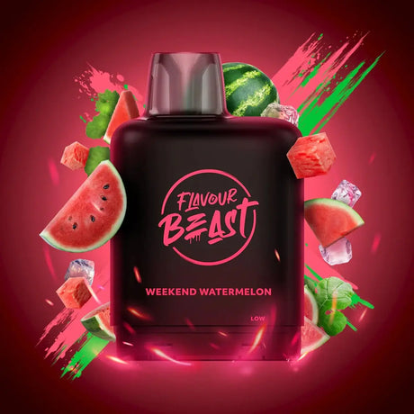 Level X Flavour Beast Boost 25K Pod 20ml - Weekend Watermelon (Iced) - Vapeshop Mania