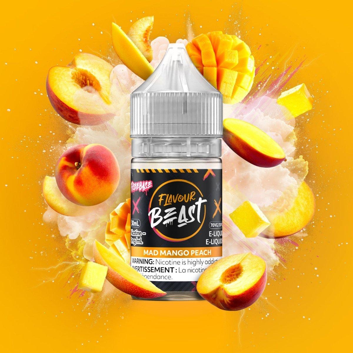 Shop Mad Mango Peach by Flavour Beast - Freebase Vape Juice - at Vapeshop Mania