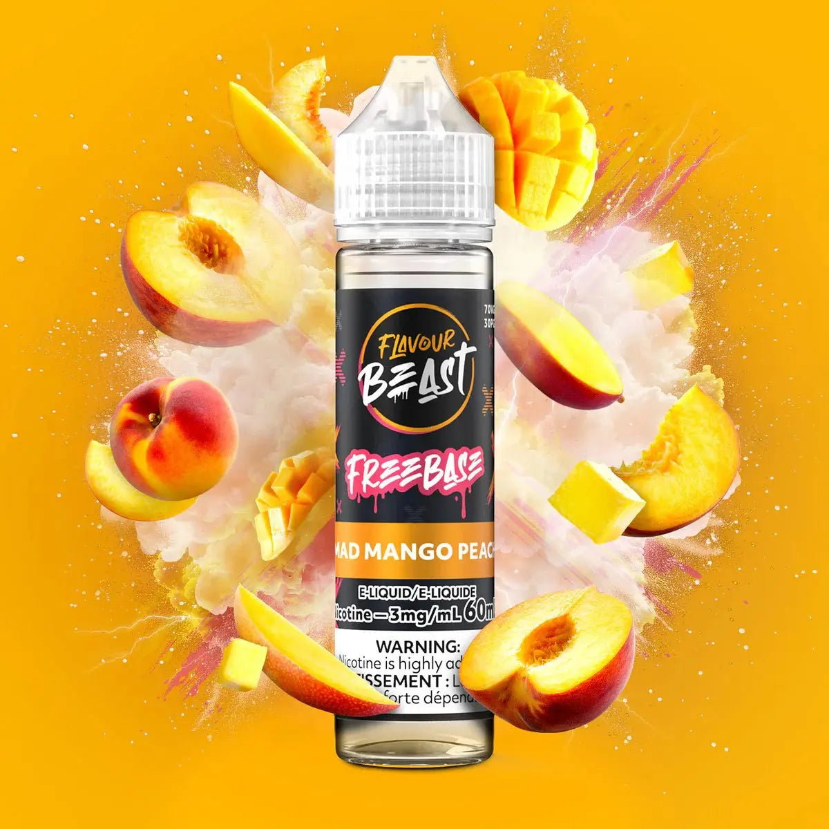 Mad Mango Peach by Flavour Beast - Freebase Vape Juice - Vapeshop Mania