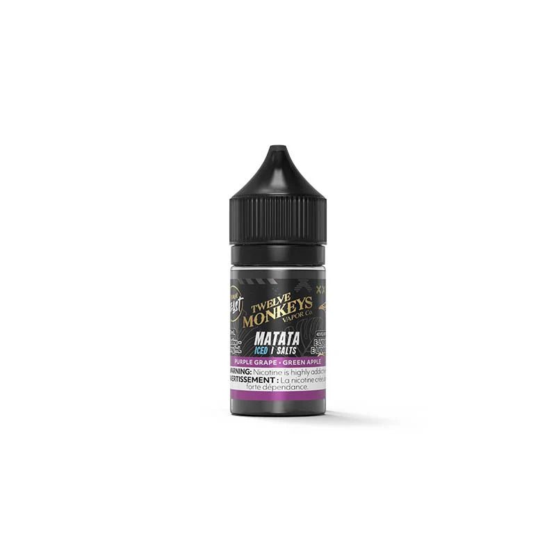 Shop Matata Iced by Flavour Beast X 12 Monkeys - Salt Nic Vape Juice - at Vapeshop Mania