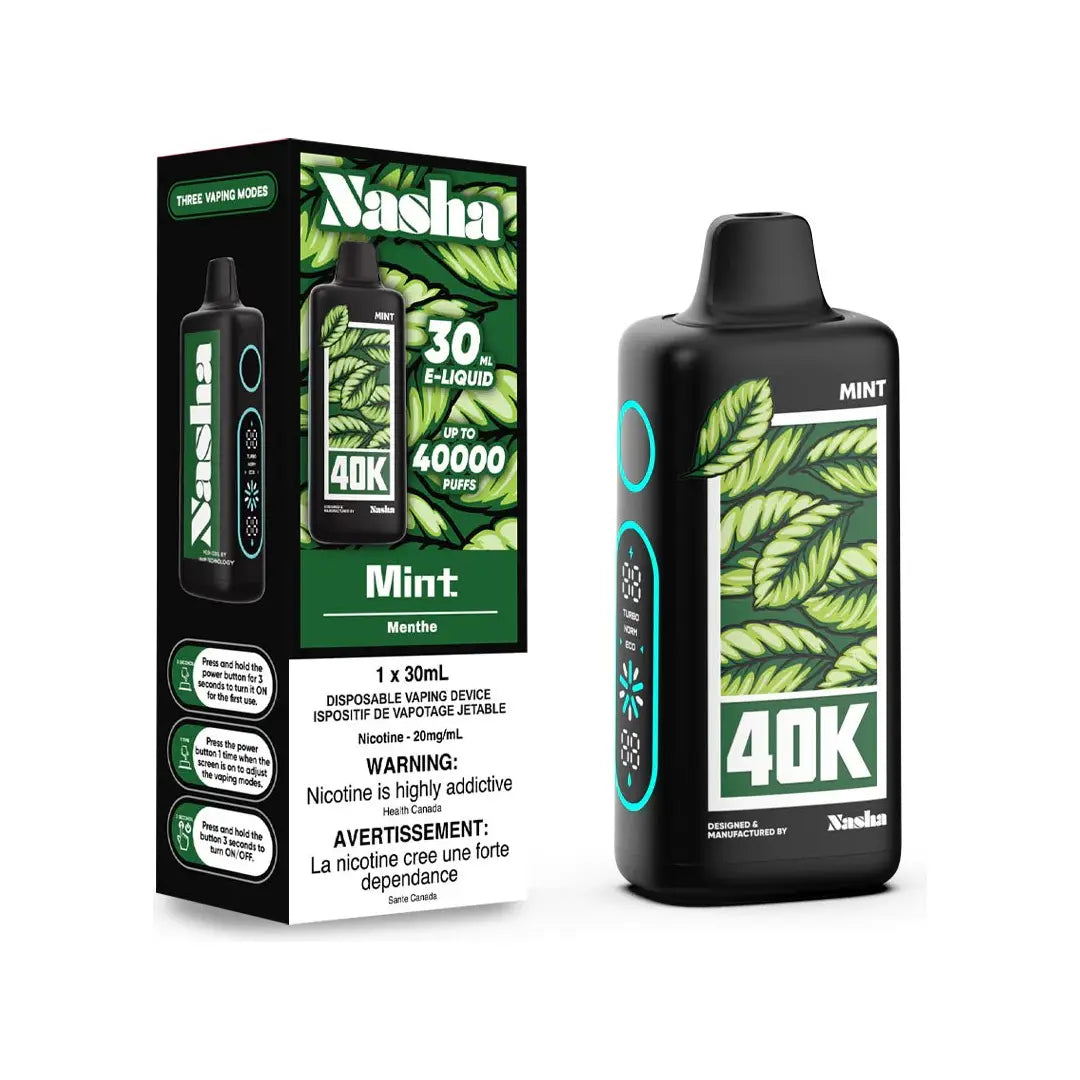 Shop Nasha 40K Disposable - Mint - at Vapeshop Mania