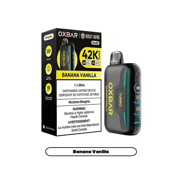 OXBAR G42K Disposable - Banana Vanilla - Vapeshop Mania