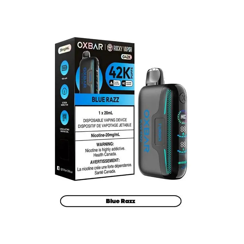 OXBAR G42K Disposable - Blue Razz - Vapeshop Mania