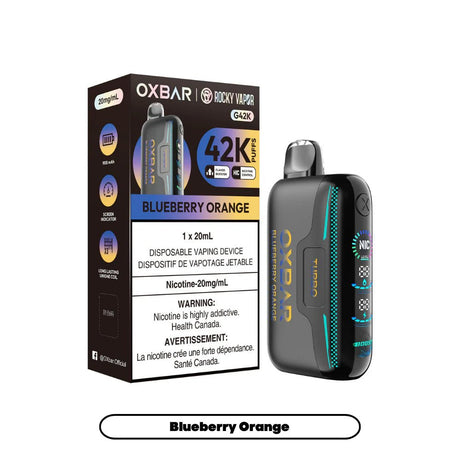 Shop OXBAR G42K Disposable - Blueberry Orange - at Vapeshop Mania